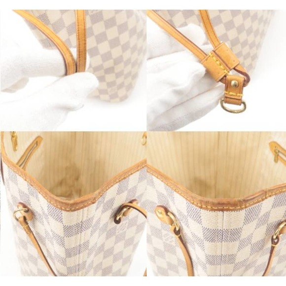 💎✨BEAUTIFUL✨💎 Louis Vuitton Damier Azur Neverfull MM Tote Bag - Picture 15 of 16